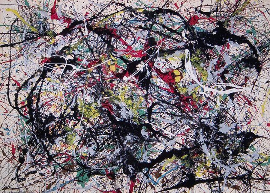 JacksonPollock painting